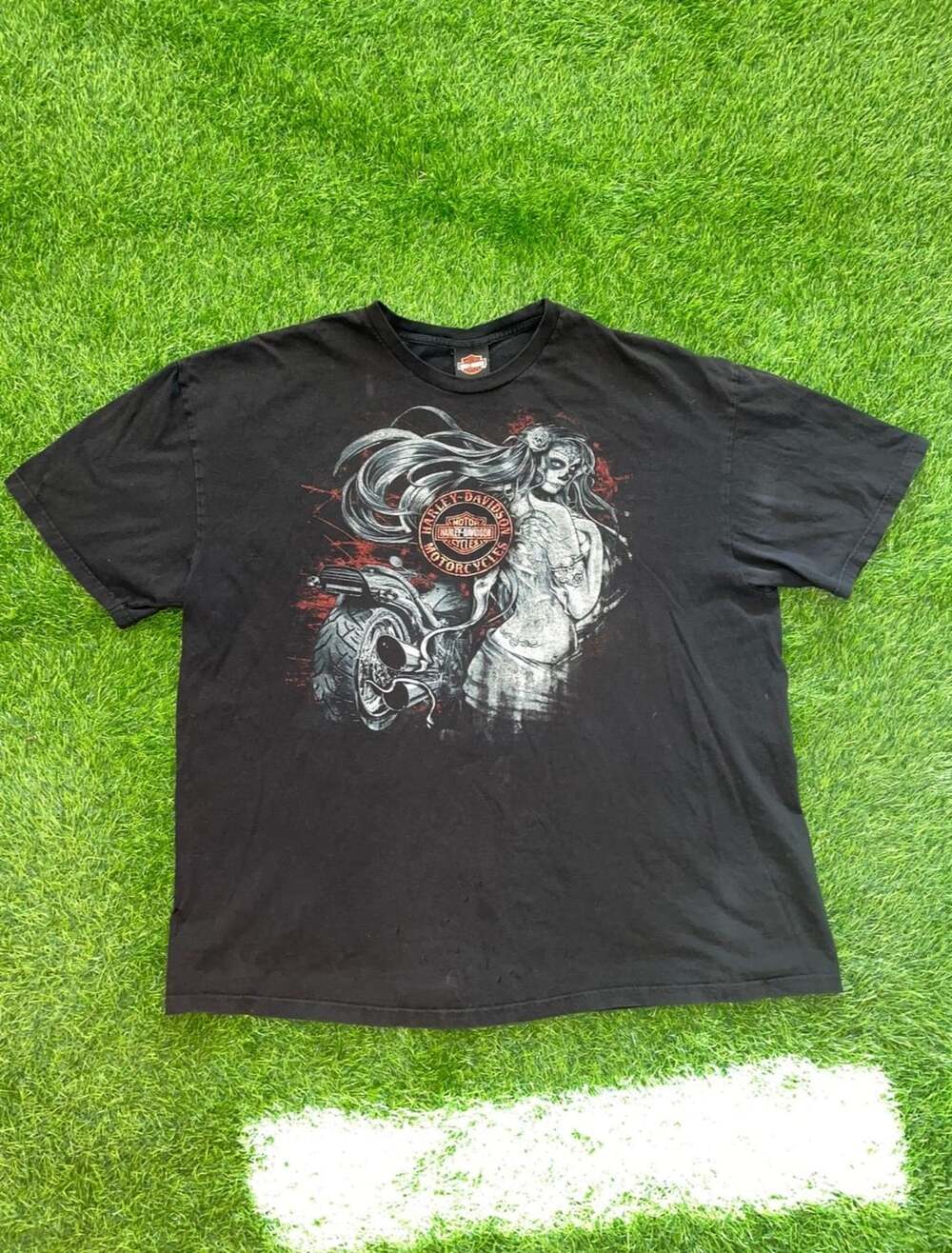 Harley-Davidson Las Vegas NV Skull Girl Graphic T-Shirt